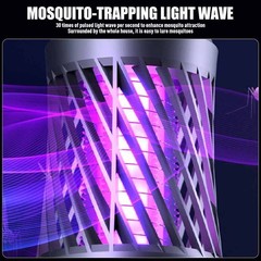 Electric UV Mosquito Killer Lamp Outdoor/Indoor Fly Bug Insect Zapper Trap New