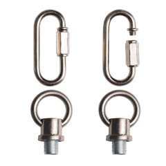 Brush Nickel Hook Rings for Light Fixture M10/M12 Available Pack of 2 with 2 Lin
