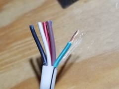 Windy City 002391 18/6C Plenum Communications Cable White/Black Stripe /100ft