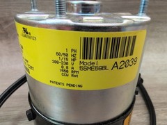 GE 5201 ARKTIC 59 ECM REFRIGERATION MOTOR, 208-230V, 1/15HP, 1550RPM