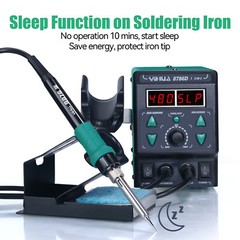 YIHUA 8786D-I Desoldering Gun Solder Iron Kit Hot Air Rework Soldering Station