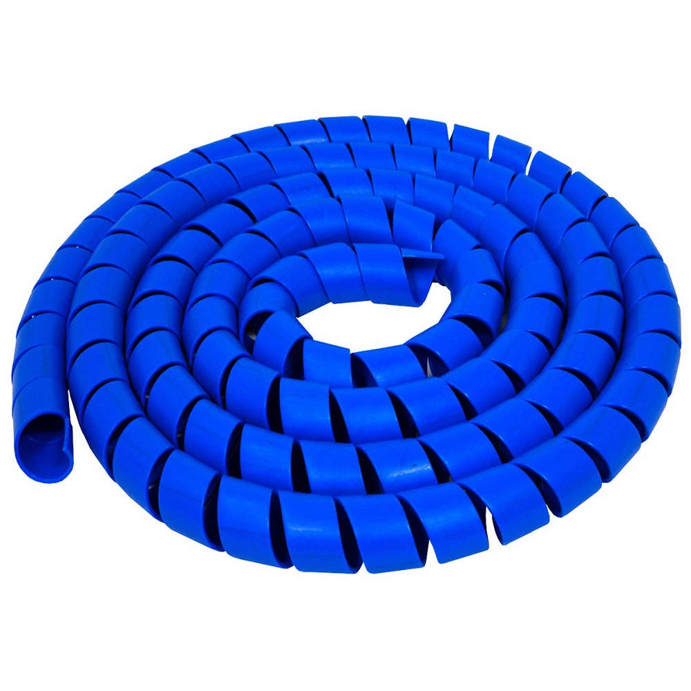 ELECTRIDUCT Spiral Wrap,50 ft. L,25mm W,Color Blue 800HM8