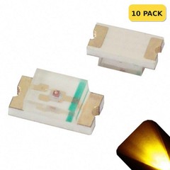 10 x LED 1206 Yellow Gold SMD LEDs SMT Lights Super Ultra Bright Car RC PC Xbox