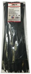 (50) Black 18″ Inch Nylon Heavy Duty Cable Wire Wrap Zip Ties 120 LBS USA MADE