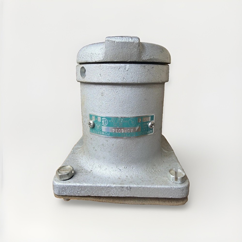 APPLETON ADR6034 Aluminum Powertite Spring Door Receptacle 60 Amp