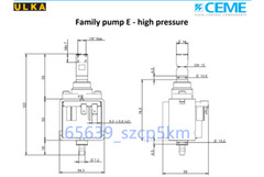 For ULKA EP4FM AC220V 48W Solenoid Pump Water Pump for Coffee Espresso Machine
