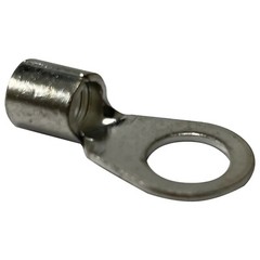 (25) Non-Insulated 6 Gauge AWG 3/8″ Ring Terminal Uninsulated Wire Connector USA