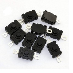 50/100/200x AC 250V 1.5A Latching On/Off Switch Self-Lock Push Button Switch US
