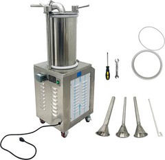 Hydraulic 26L Automatic Sausage Stuffer Maker 110V Sausage Filling Machine
