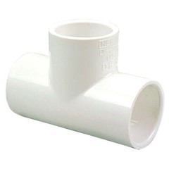 PVC Sch40 Tee (Slip x Slip x Slip)