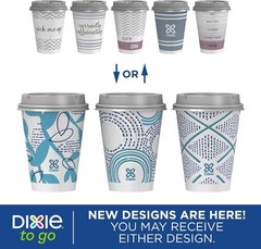 12 oz Insulated Disposable Paper Coffee Cups – 60 Count for Hot & Cold Beverages