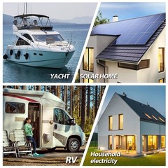 12V 300AH LiFePO4 Lithium Battery 15000+ Deep Cycle BMS for Solar RV Off-grid