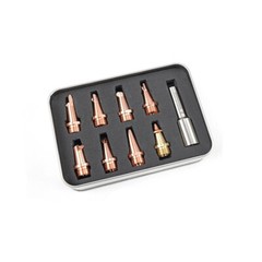 7pcs Laser Welding Nozzle +1 pc 70mm Scale Tube for Handheld Welder Wire w/box