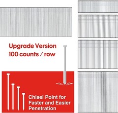 SHALL 18-gauge brads Finish Nails (T Series) 4000 pcs.from 5/8” up to 2”