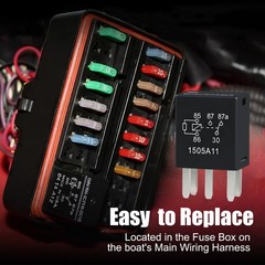 4 Multi-Purpose Relay 12V for Sea-Doo Cruise Spark 900 Base 16/19 Sport 18/21
