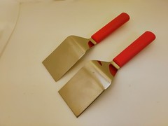 Dexter USA Set(2) 4X3 Spatulas Server Turners Grill Griddle S286-4 Stainless Red
