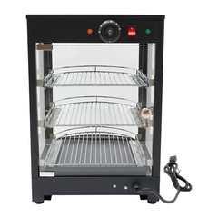 3-tier Commercial Food Warmer Display Case Warming Cabinet For Pizza Tart Burger