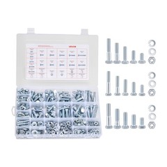 VEVOR 566 Pcs Bolts Nuts Assortment Kit Imperial Alloy Steel for Furniture