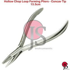 Hollow Chop Contouring Pliers Loop Forming Orthodontic Dental Plier Concave