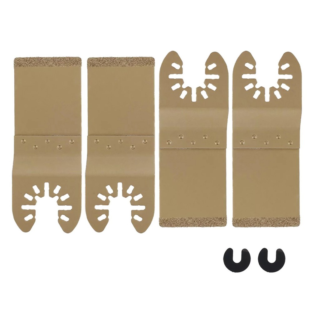 Steel 4PCS Saw Blade Tool Cutter Cemented Carbide Tiles Oscillating Cutting