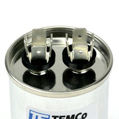 TEMCo 20 uf/MFD 370 VAC volts Round Run Capacitor 50/60 Hz -Lot-2