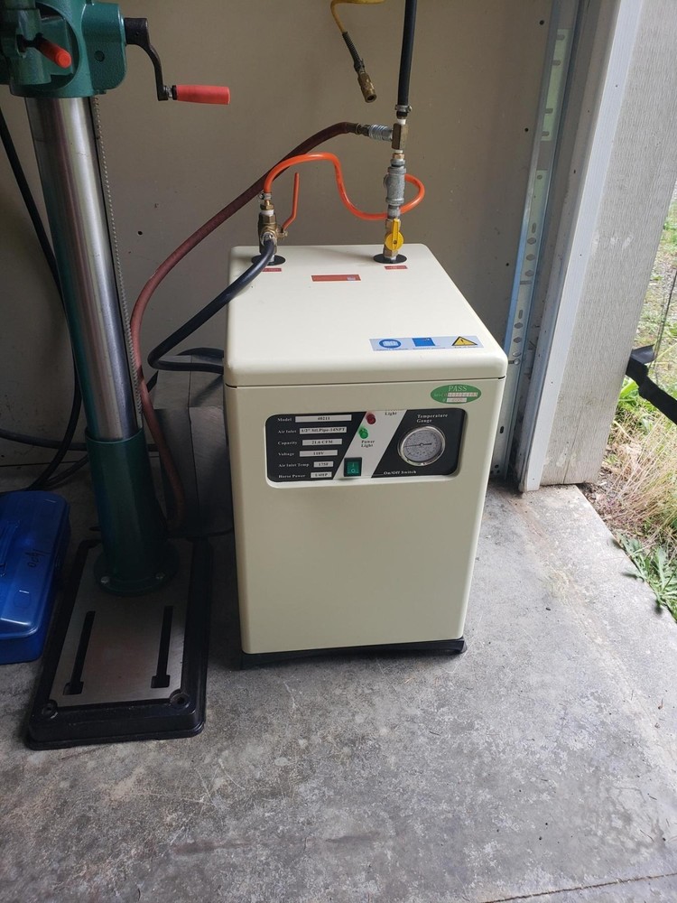Refrigerated Compressed Air Dryer 21.6 CFM 3-In-1 Air Line Dryer 120V 140 PSI