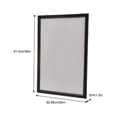24×36″ / 18×24″ LED Backlit Movie Poster Art Picture Frame Light Box Wall Mount