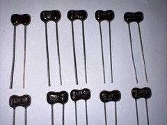 Silver Mica Capacitor 27PF 500V 5% New Quantity of 10 by Sangamo 30 Day Returns.
