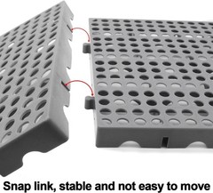 Stackable and Interlocking Heavy Duty Plastic Pallets – 3-Pack for Versatile Use