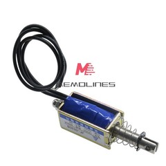 1-10PCS JF-0530B DC12V 300mA 5N/10mm Pull-Push-Type DC Solenoid Electromagnet