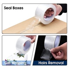 Pacific Mailer Packing Tape, 1.88 inch Wide x 65 Yards Per Roll, Clear, 2.7MI…