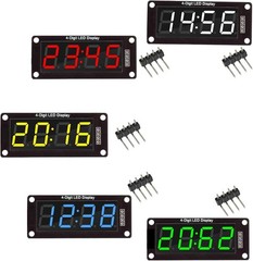 Digital LED Display Module 4 Digit 7 Segment 5 Color TM1637 Compatible for Pr…