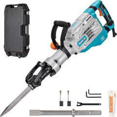 1700W 30-Pound Demolition Jack Hammer 65F with 1-3/16″ Hex,14Amp | Heavy Duty Co