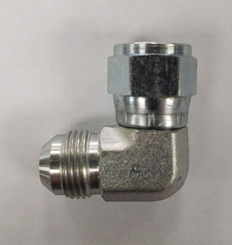 65008 MALE JIC TO FEMALE JIC SWIVEL 90 ELBOW