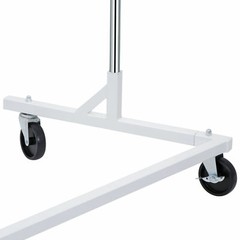 Heavy Duty Clothes Rack Z Base Garment Rack Rolling Clothing Rack on Wheels