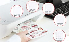 300Pcs 2x4inch Blank Stickers White Labels Self Adhesive Crafts Personalize Tag