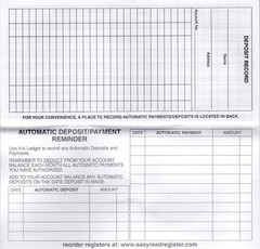 12 Pack Checkbook Registers with 2025 2026 2027 Calendars Made in USA