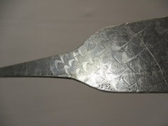 Hand Scraper with ” Scraped ” Finish Way Scraper 18″ Long w/ Handle Blunt End VG