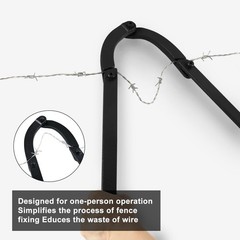 Fence Stretching and Tightening Tool, Barbed Wire Tightener Designed for Fenc…