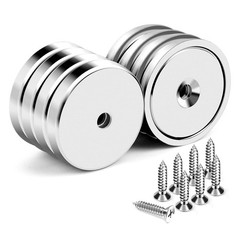 100LB Heavy Duty Neodymium Magnets for Crafting and Hanging – 8 Count