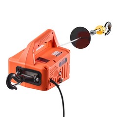 VEVOR 3-in-1 Electric Hoist Winch 1550 lbs Manual Wired Wireless Remote Control