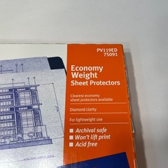 Avery Diamond Clear Economy Weight Sheet Protectors PV119ED 2.0 Mil 70 Count