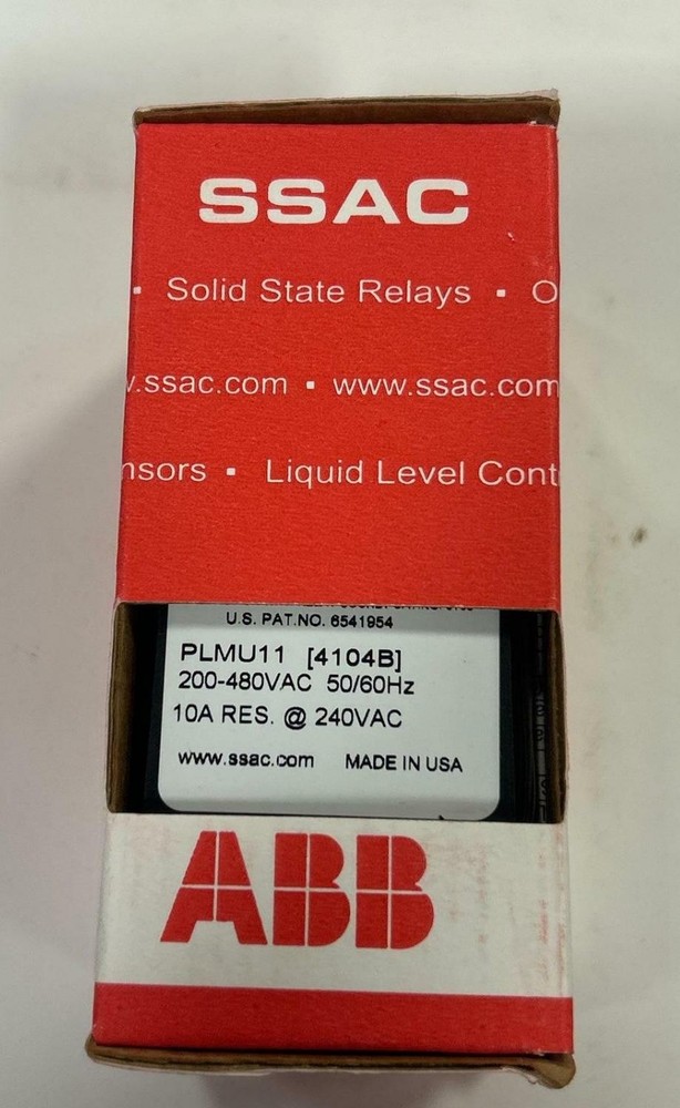 ABB SSAC PLMU11 Time Delay Relay 240VAC 10A Solid State Timer
