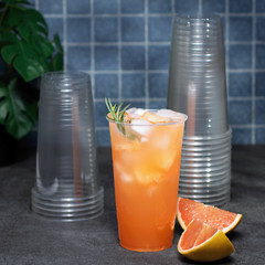 Karat Earth 32oz PLA Eco-Friendly Cup (107mm), Clear – 300 ct, KE-KC32