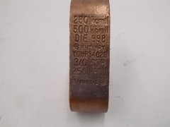 Burndy 250kcmil 3/0 Stranded Die 998 Copper Compression Ground Tap Connector