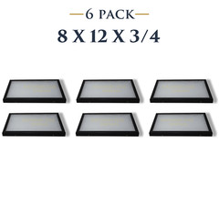 6 Pack of 8 x 12 x 3/4 Riker Display Cases Boxes for Collectibles Jewelry & More