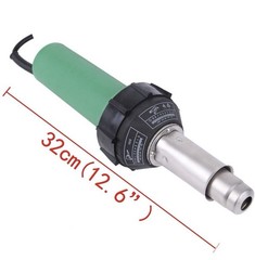 Electric Plastic Welder Kit with Nozzles, Roller, Accessories, 32cm (12.6″)