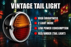 Pair Jeep Willy Ford Model A MF John Deere Tractor Hot Rat Street Rod Tail Light
