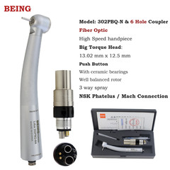BEING Dental High Speed Handpiece Fiber Optic Turbine LED Coupler fit NSK