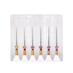 6Files Dental Endo NITI Engine-use Rotary Files Root Canal SX K File 19/21/25mm